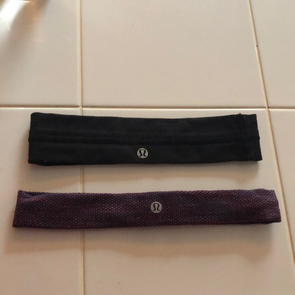 Two Lululemon Headbands